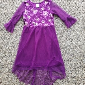 Girl's Size 10/12 Wonder Nation Dress netting skirt sequin bodice